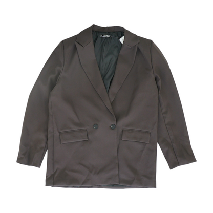 Brown Solid Blazer