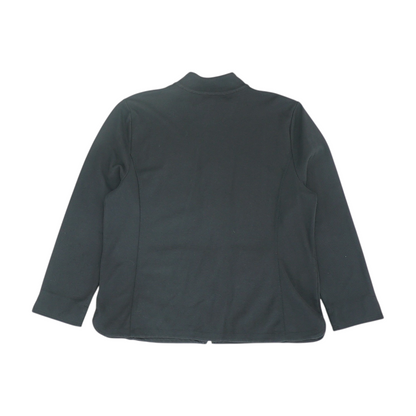 Black Solid Active Jacket