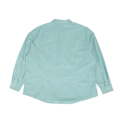 Multi Plus Size Check Button Down