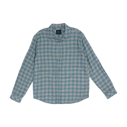 Tan Check Flannel Button Down