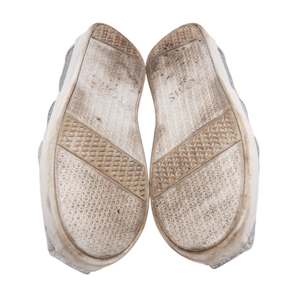 Silver Casual Shoes