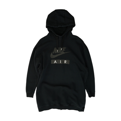 Black Solid Hoodie Pullover