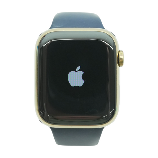 45mm Series 8 Gold Smartwatch Midnight Band S/M