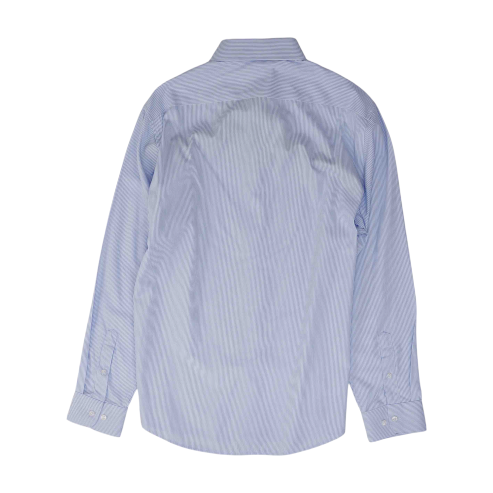 Blue Striped Long Sleeve Button Down