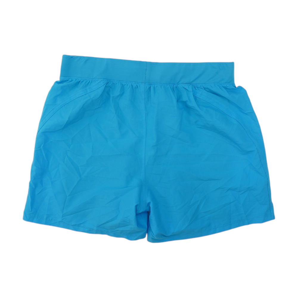 Blue Solid Active Shorts