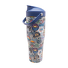 Life is Good Vintage Sticker Collage Water Bottle