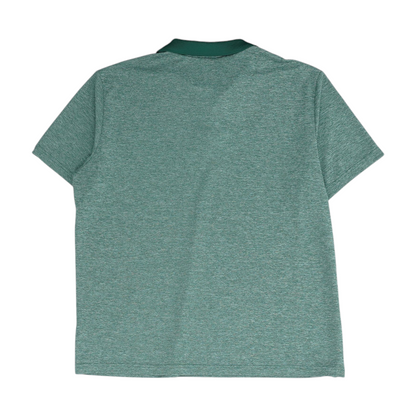 Green Solid Short Sleeve Polo