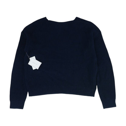Navy V-Neck Sweater