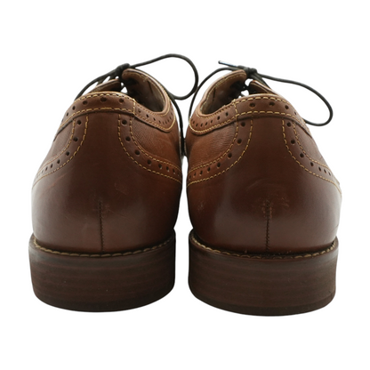 Brown Lace-Up Dress Shoes