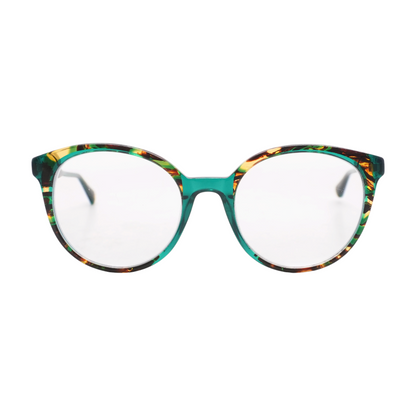 Green CL1147 Round Prescription Eyewear