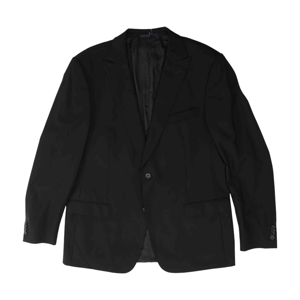 Black Solid Sport Coat