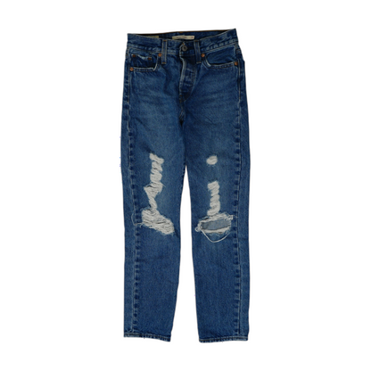 Blue Straight Jeans