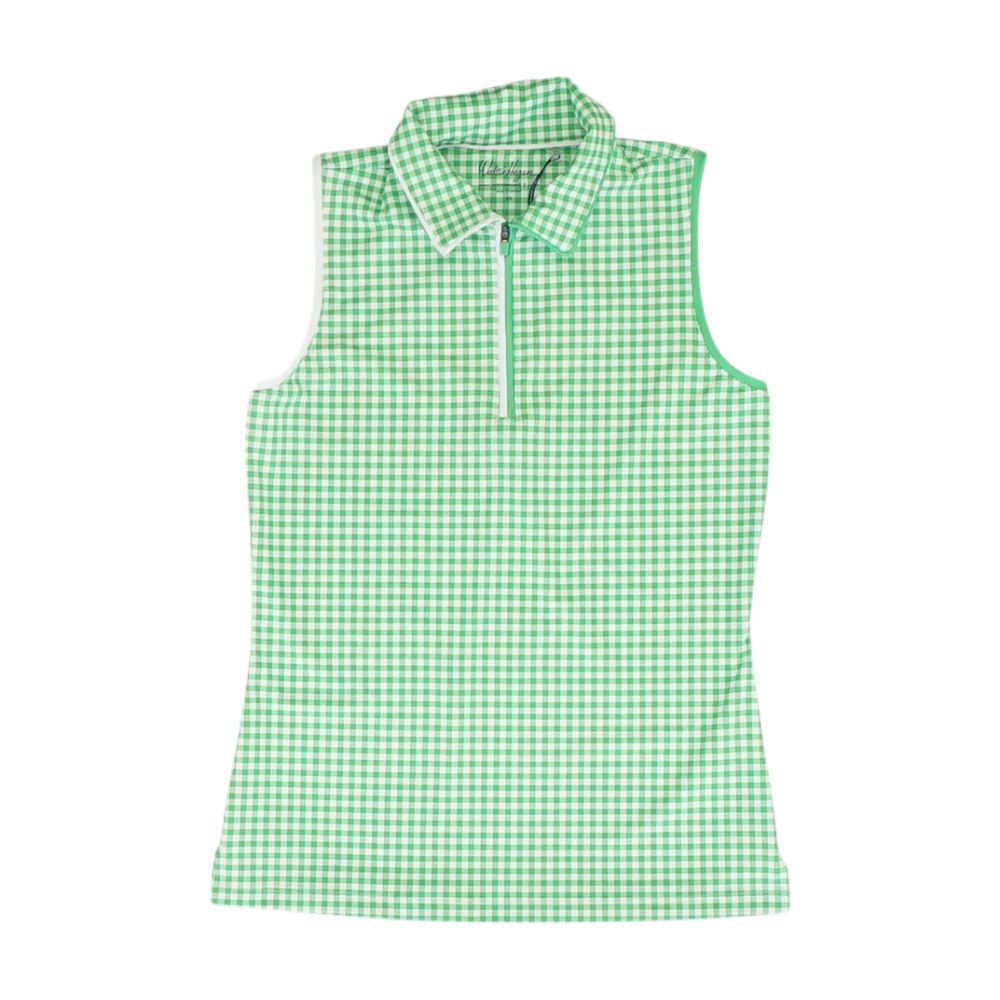 Green Check Blouse