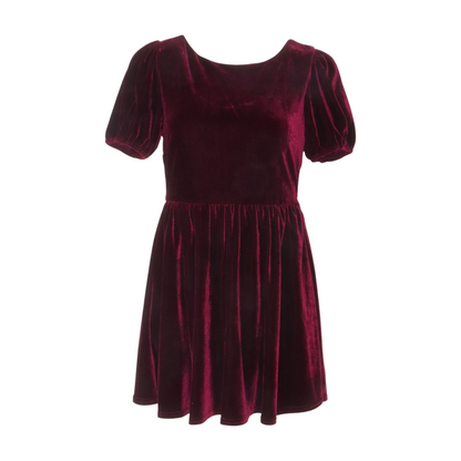 Maroon Mini Dress