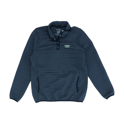 Charcoal Solid 1/4 Zip Pullover