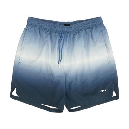 Blue Color Block Swim Bottom