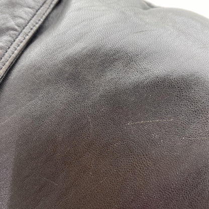 Vintage Pelle Pelle ‘Soda Club’ Patched Globe Leather Jacket
