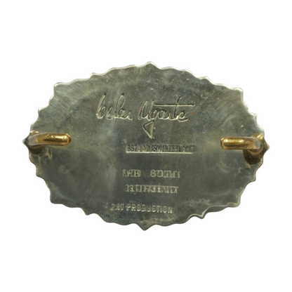 Wood and Metal Belt Buckle