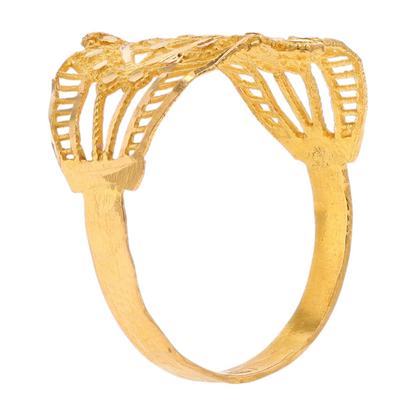 21K Yellow Gold Fashion Ring