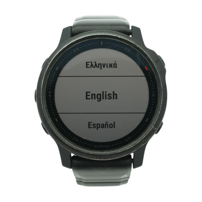42mm Fenix 6S Pro Black Smartwatch Black Band Small
