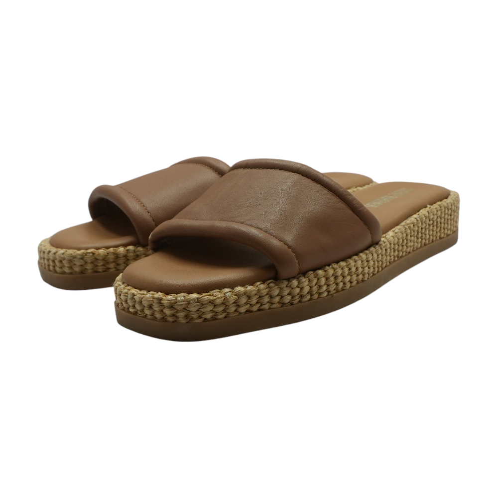 Steve Madden Brown Wedged Sandals – Image 1