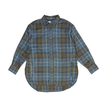 Gray Plaid Button Down