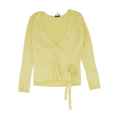 Yellow Cardigan Sweater