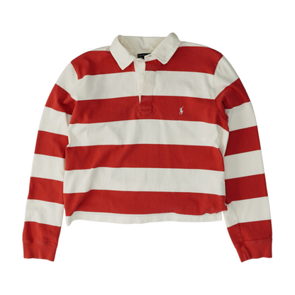 Red Striped Blouse