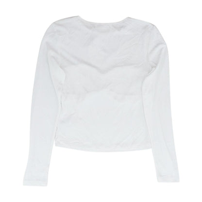 White Knit Top