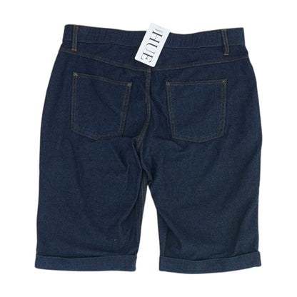 Navy Denim Shorts