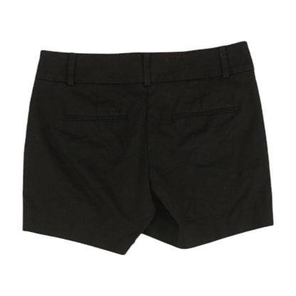 Black Solid Chino Shorts