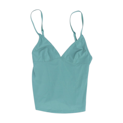 Green Solid Pajama Top