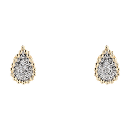 1/10 ctw 14K Yellow Gold Diamond Stud Earrings