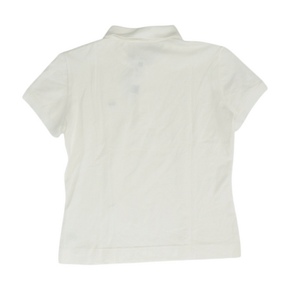 White Short Sleeve Polo