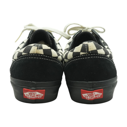 Black Check Low Top Low-Top Athletic Shoes