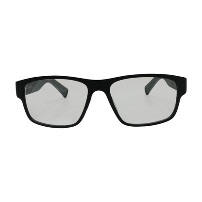 Black Cold Insert Rectangle Prescription Eyewear
