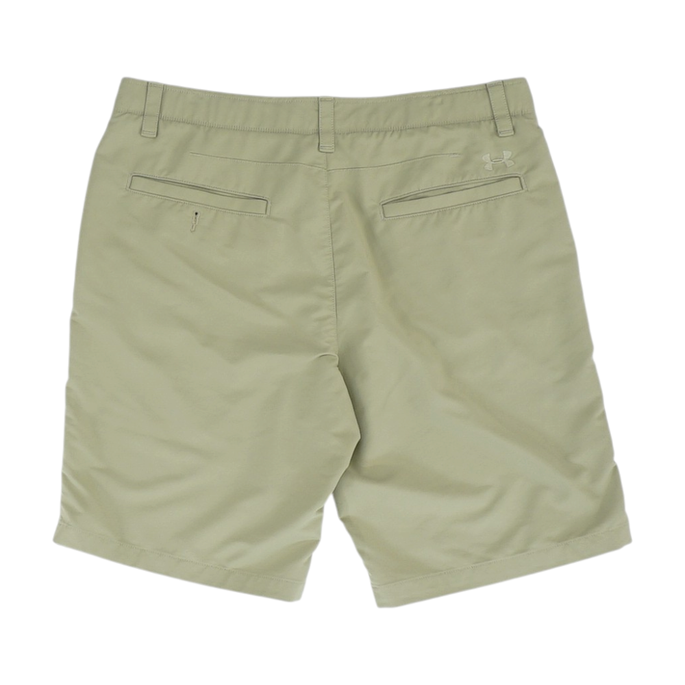 Tan Plus Size Solid Chino Shorts