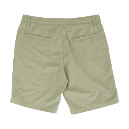 Tan Plus Size Solid Chino Shorts