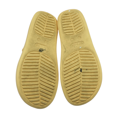 Orange Wedged Sandals