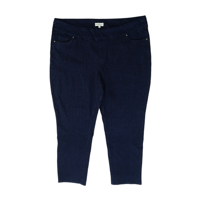 Navy Plus Straight Jeans