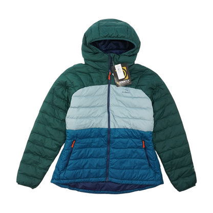 Blue Color Block Jacket