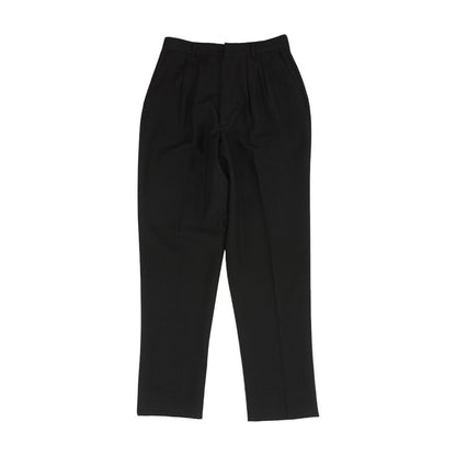 Black Solid Pants