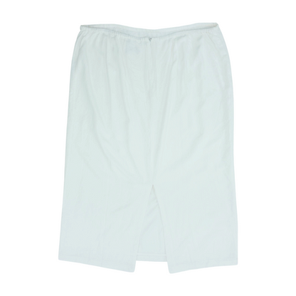 White Plus Maxi Skirt