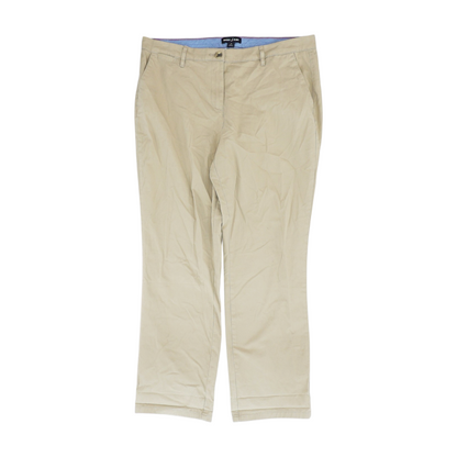 Khaki Straight Pants