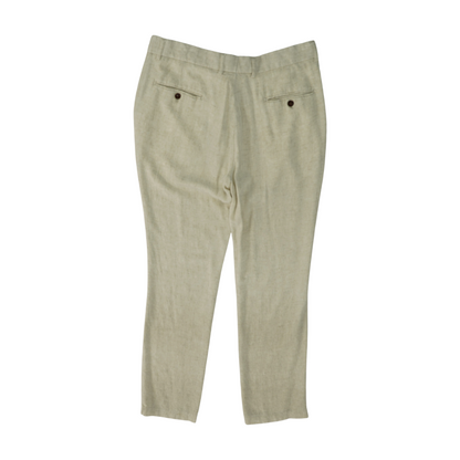 Beige Regular Pants