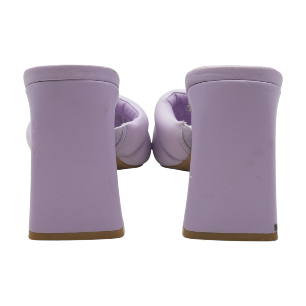 Purple Block Heels