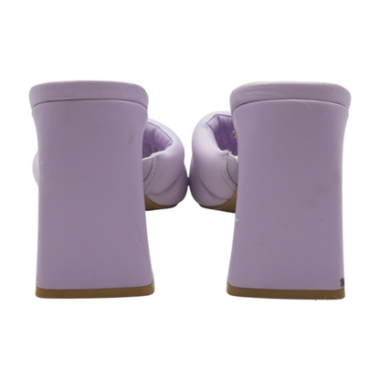 Purple Block Heels