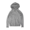 Gray Solid Hoodie Pullover