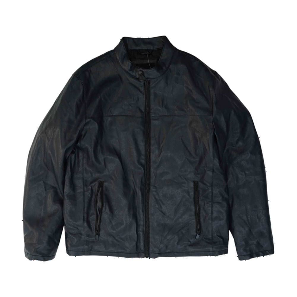 DKNY Black Solid Jacket – Image 1