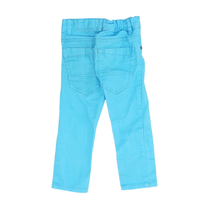 Blue Solid Jeans